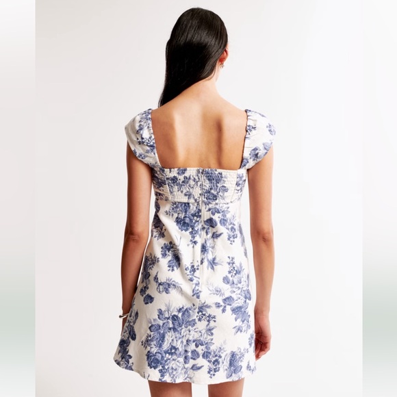 The A&F Emerson Cap Sleeve Mini Dress in White - Picture 3 of 5